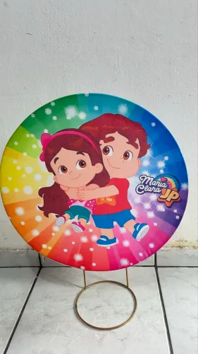 Mini Arco de balão 50/50 com capa 