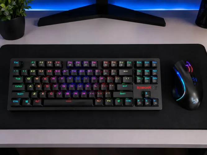 Kit Redragon sem Fio - Mouse e Teclado Mecânico