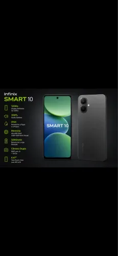 INFINIX SMART 10 256GB 8GB RAM LACRADO NOVO ORIGINAL