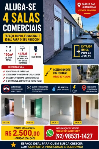 ALUGO   SALAS COMERCIAIS  