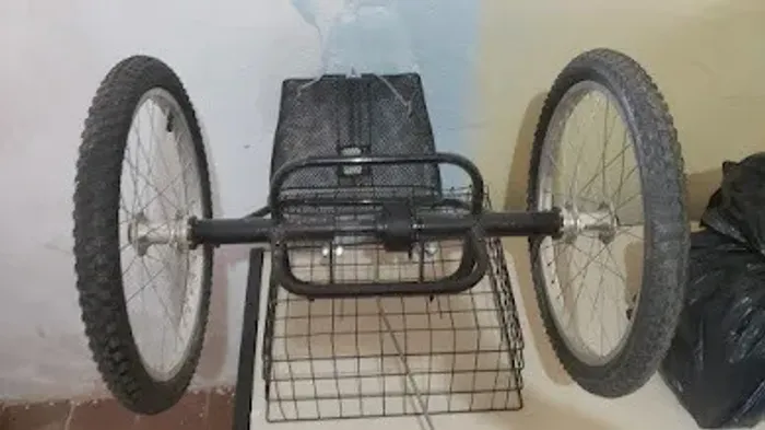 Eixo de Tração para Triciclo arp 26 (Kit com rodas e cestas)