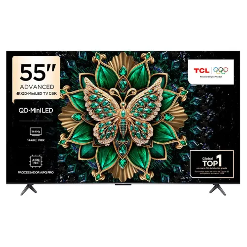 Smart TV 4K TCL QD-Mini LED 55 144Hz