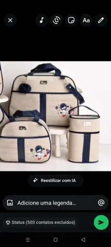 Vende-se um kit de bolsa maternidade