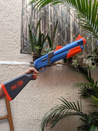 Lançador Nerf Fort Pump SG - Shotgun Lançamento