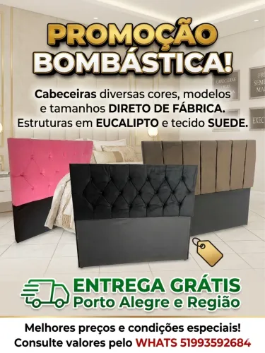 Cabeceira, box baú, box tradicional e colchões direto de fábrica entrega grátis