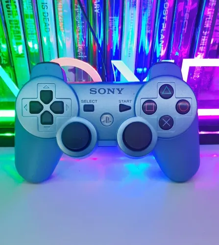 Controle PS3 Sony Dual Shock Candy BLUE Original