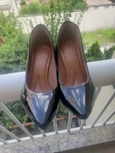 Sapato Scarpin verniz preto