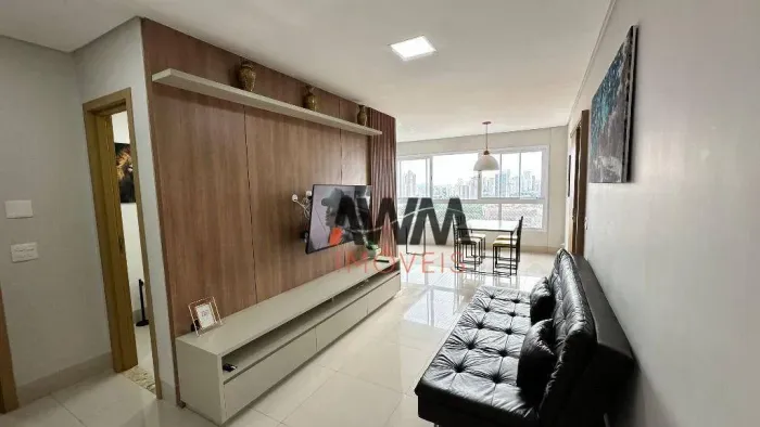 Apartamento mobiliado com 2 suites para alugar, 72 m²- Setor Marista - Goiânia/GO