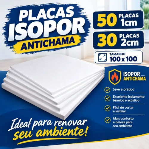 Placa Isopor Anti-chamas