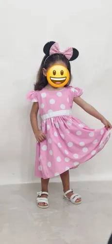 Vestido Minnie Rosa