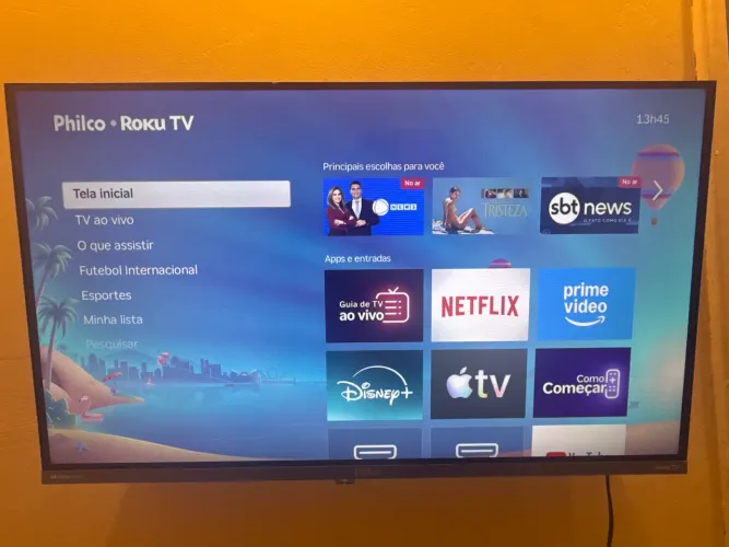 Tv 32 polegadas roku philco
