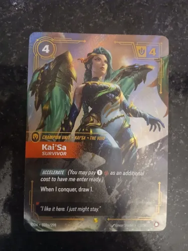 Carta rift Kai'sa ( reservado) grupo markteplace Riftbound