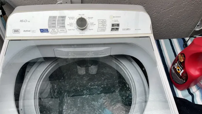 Lavadora de roupas panasonic 16kg NA-F160B5w branca