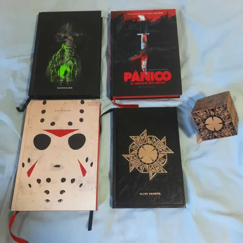 LIVROS(capa dura) DARKSIDE + CUBO HELLRAISER + EXCLUSIVOS