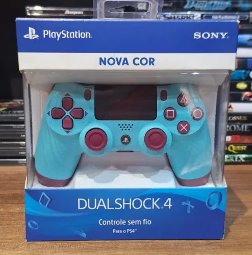 Controle PS4 Blueberry Original Lacrado