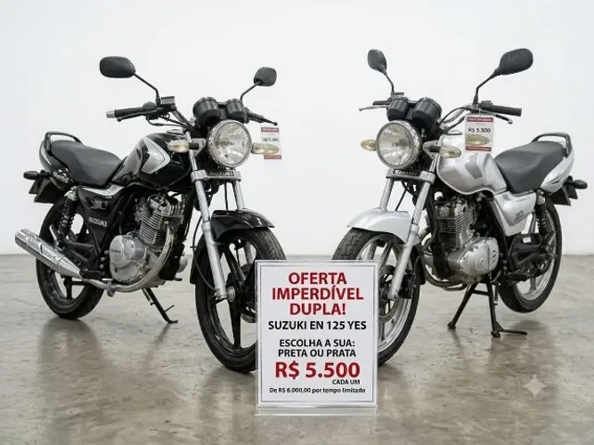 OPORTUNIDADE! Suzuki Yes 125 Completa - Doc 2026 Pago
