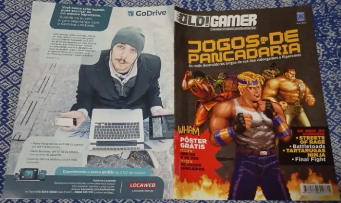 Revista Old Gamer Nº 25 Jogos De Pancadaria + Pôster