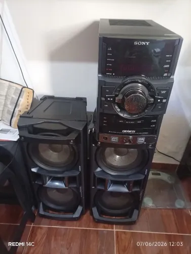 Vendo aparelho de som sony-linha genezi