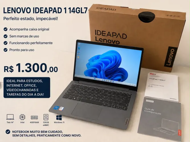 Vendo Lenovo Ideapad 1 
