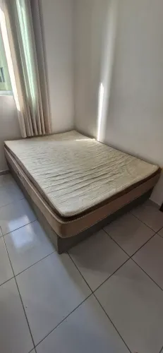 Cama Box Casal com Colchão