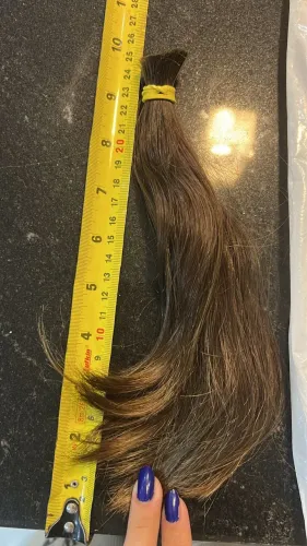 Cabelo humano 25cm