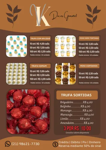 TRUFAS PARA FESTA