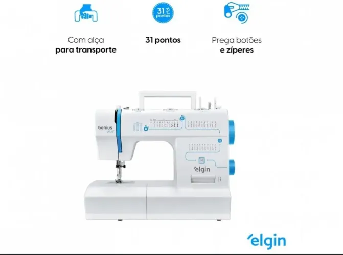 Máquina de Costura Elgin Genius Plus