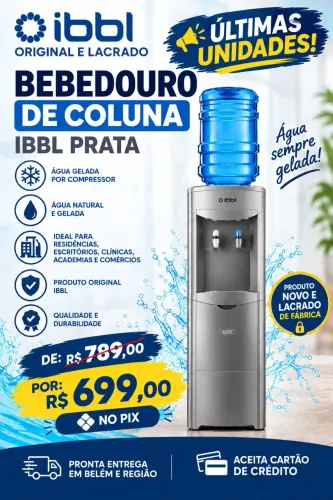 Bebedouro IBBL de coluna- Novo lacrado