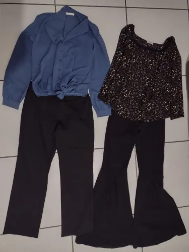 Lote feminino de inverno, 24 peças, tamanho P