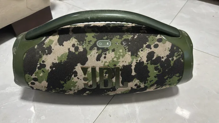JBL Boombox 3 Camuflada (Squad) Original - Com Marcas de Uso e Detalhes