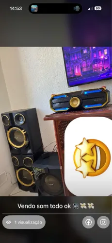 Som Philips 1600w todo funcionando