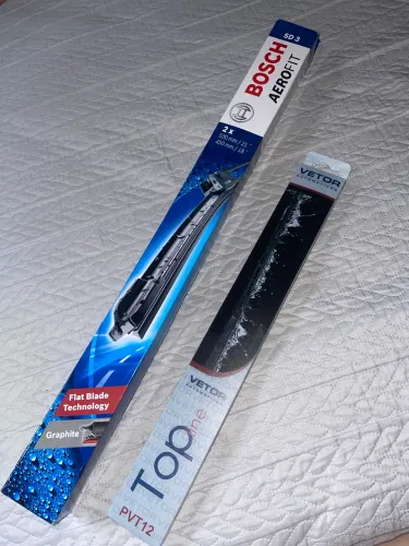Kit 3 Palhetas Limpador Parabrisa Bosch Aerofit + Traseira