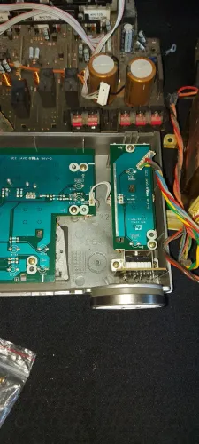 Peças de eletrônicos vintage