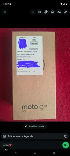 Celular motog53 5g