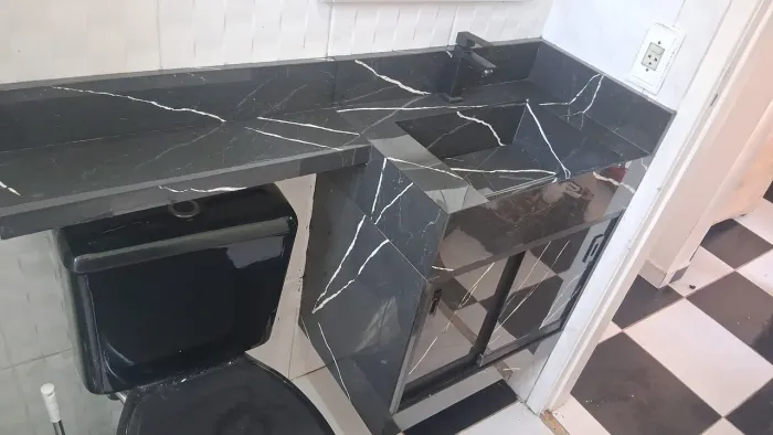 lavatório com gabinete
