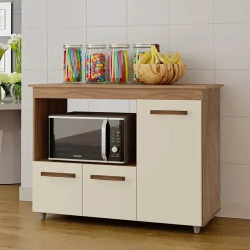 Balcão Multiuso Cozinha 3 Portas
