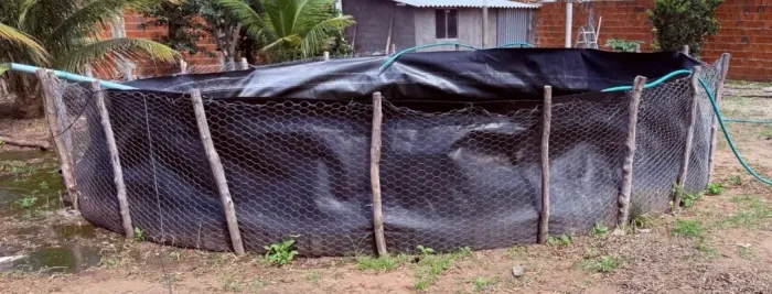 Geomembrana para peixes 50mil Litros