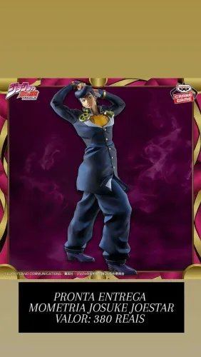 Estátua Bandai Banpresto Jousuke Joestar - Jojo's <br><br>Zeppeli - Jojo's