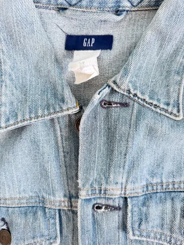 Jaqueta jeans masculina GAP tam P
