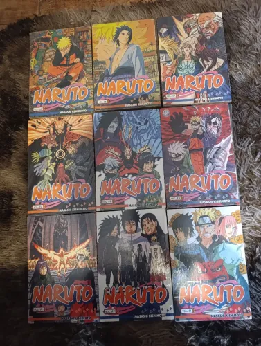 Naruto mangá lote 9 volumes RAROS