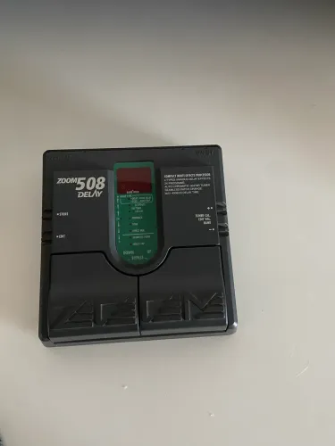 Pedal Zoom 508 Delay Digital Vintage + Fonte - Funcionando