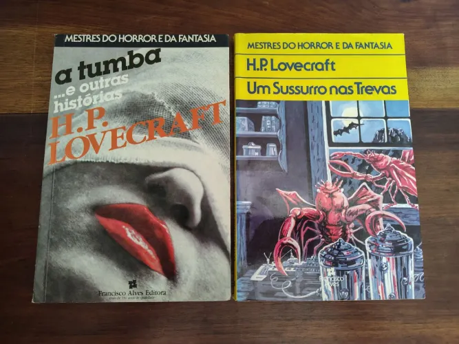 Livros H.P. Lovecraft (Ed. Francisco Alves) A Tumba / Um Sussurro nas Trevas