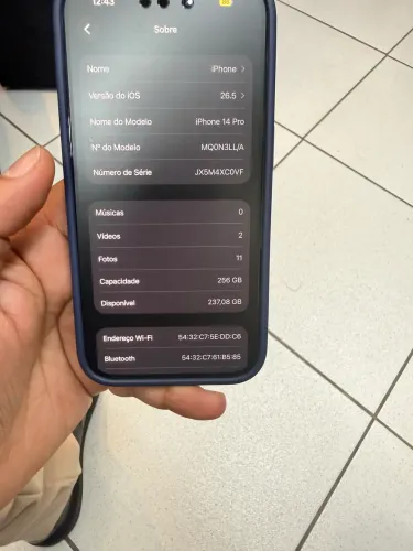 ? IPHONE 14 PRO 256GB - IMPECÁVEL! ?