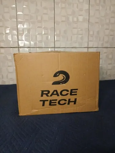 CAPACETE RACE TECH SIGNAL MONOCOLOR ESCAMOTEÁVEL COM ÓCULOS INTERNO IMPECÁVEL 