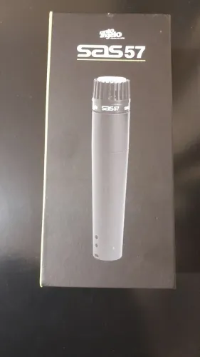 Microfone para instrumentos musicais Santo Ângelo modelo SAS 57