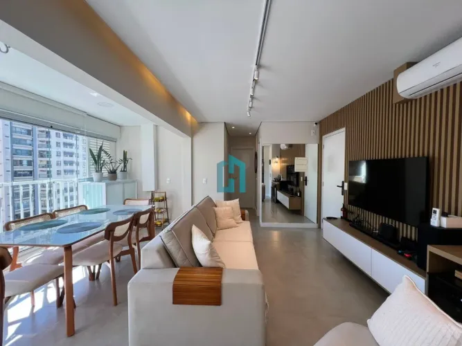 lindo apartamento a venda no Brooklin, com 2 dormitórios e 1 vaga de garagem