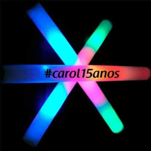 20 bastões de Led personalizados