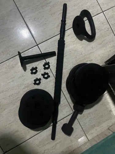 Kit musculação em casa