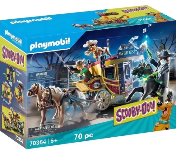 Playmobil 70364- Western Diligência Scooby Doo com caixa (Novo)