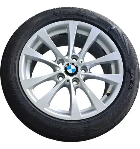 Roda Aro 18 C/pneu Bmw 320i 328i 2.0 2013 2014 2015 Prateado